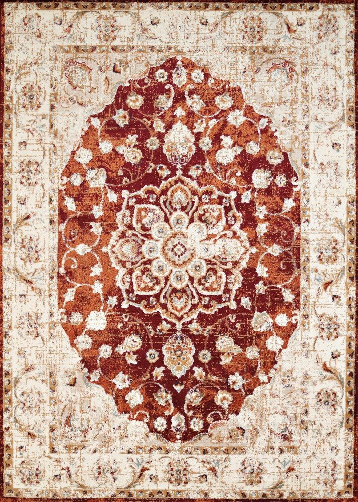 United Weavers Bridges Ponte Vecchio Crimson Accent Rug 1'10