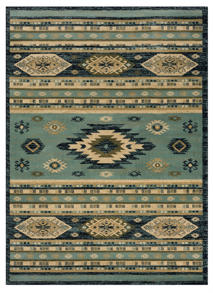 United Weavers Highlands Eagle Eye Blue 1'10