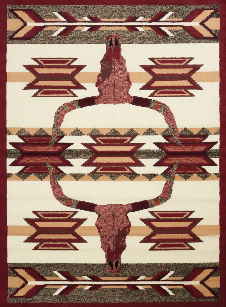 United Weavers Legends Bone Arrow Multi Area Rug 5'3