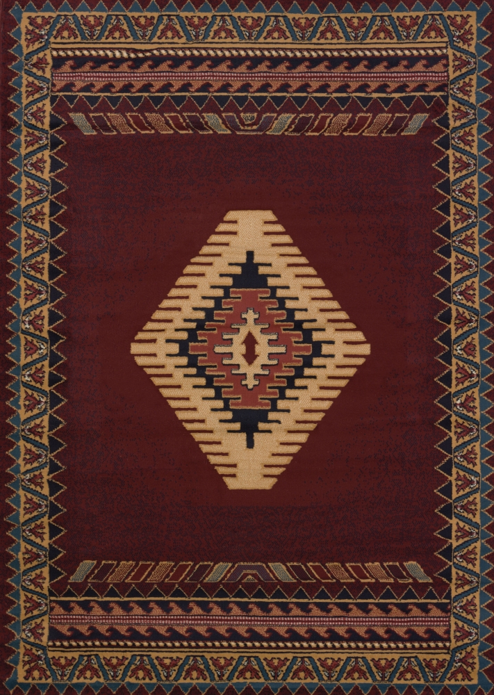 United Weavers Manhattan Tucson Burgundy Accent Rug 1'10