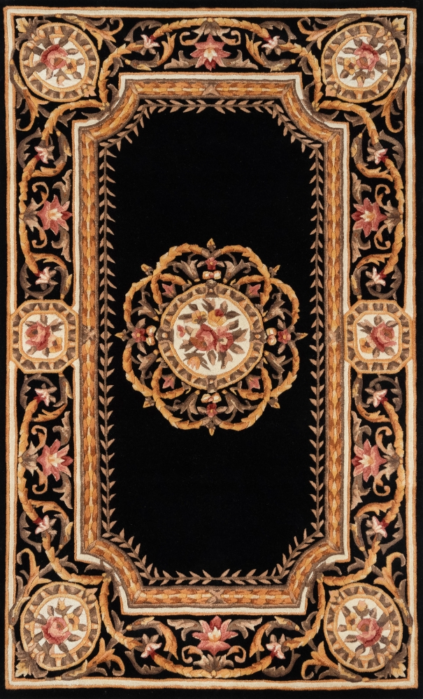 Momeni Harmony India 2' X 3' Black Transitional